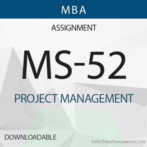 MS-52 Solved Assignment