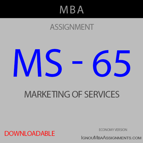 MS-65 Solved Assignment